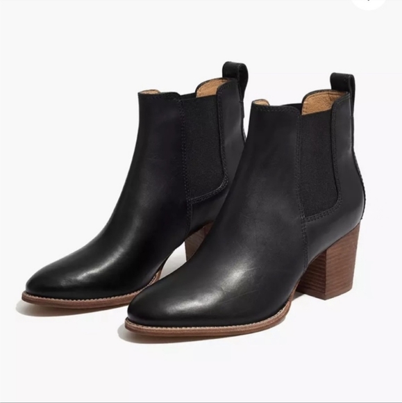 Madewell The Regan pull-on ankle boots in Black, size 9.5 - Picture 4 of 12